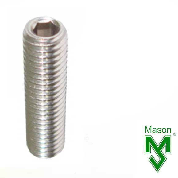 Mason Socket Set Screw Cup Point Fasten Enterprises Construction