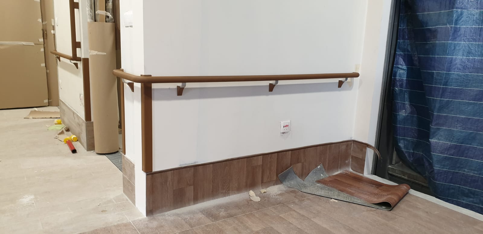 NAKA Anti Bacterial Hand Rail and Corner Guard for Singapore Nursing ...